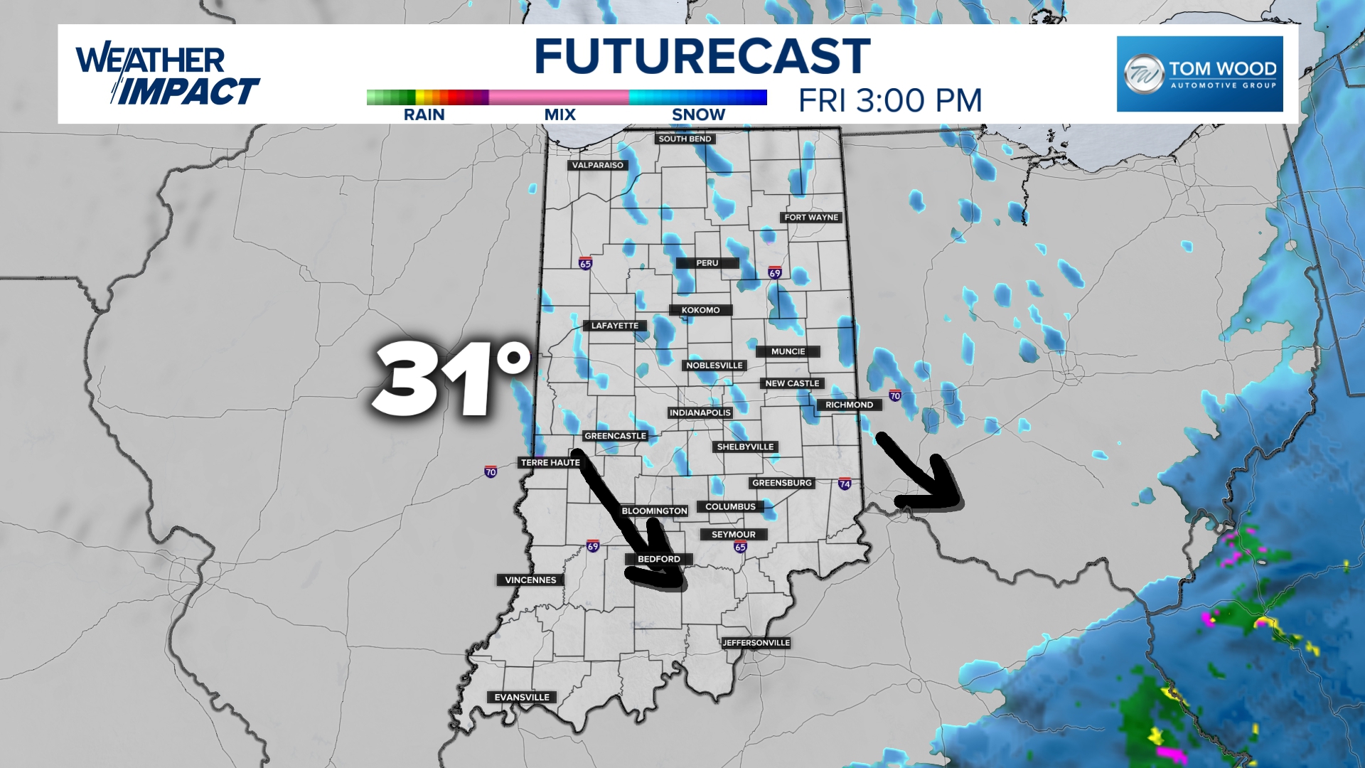 Clipper bringing flurries Thursday, then more snow chances Friday for ...
