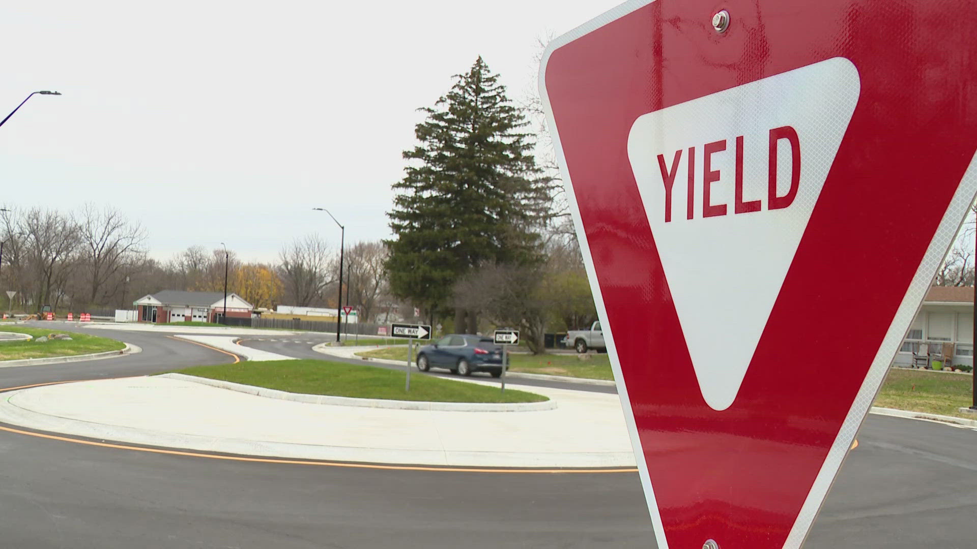 The roundabout near Churchman, Perkins and Southern avenues has been under construction since May of 2024