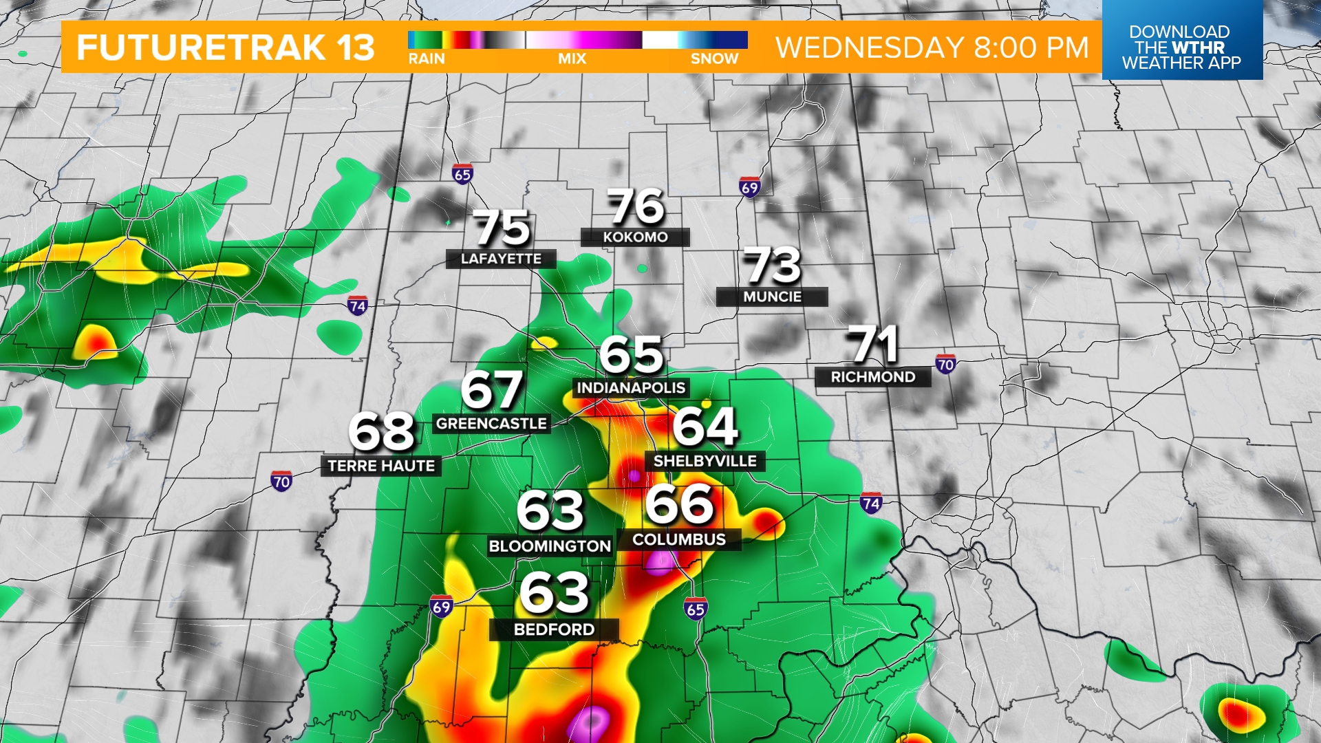 Another threat of severe storms Wednesday night | Weather Blog | wthr.com