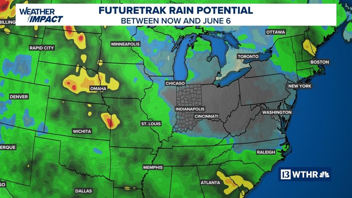 Mainly dry over the next week. When was the last time that happened?