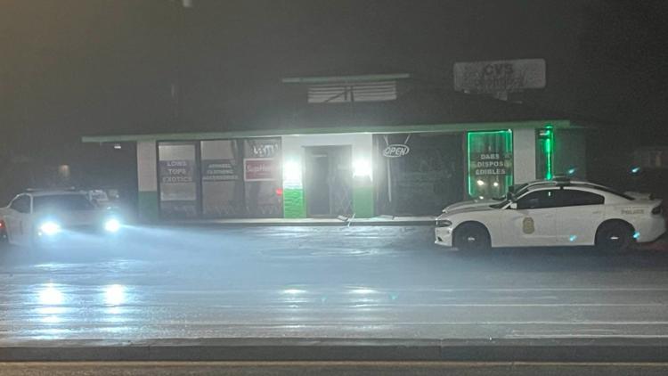 Vehicle rams into south Indy business, flees from police