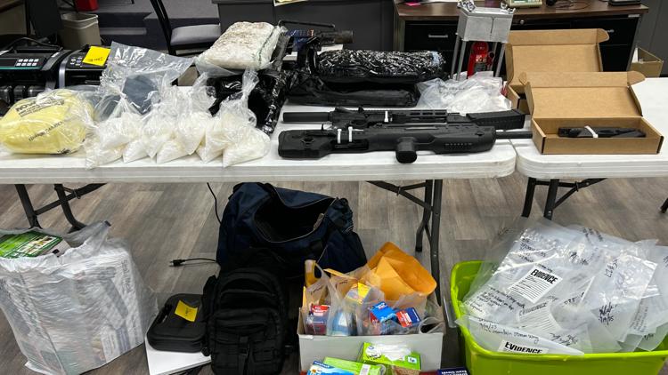 Over 70 pounds of meth, $7,000 cash, guns taken during east Indy investigation