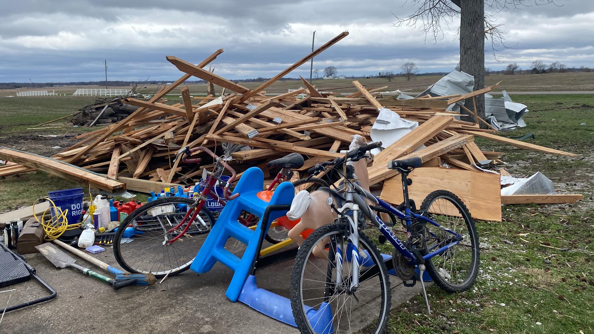 Damage came in after at least one tornado in central Indiana | wthr.com