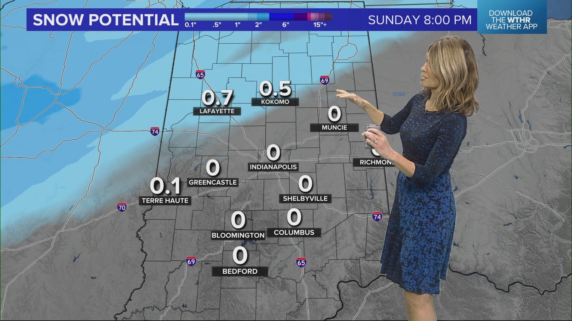 13News meteorologist Angela Buchman details what kind of rain and snow mix central Indiana could see for the weekend.