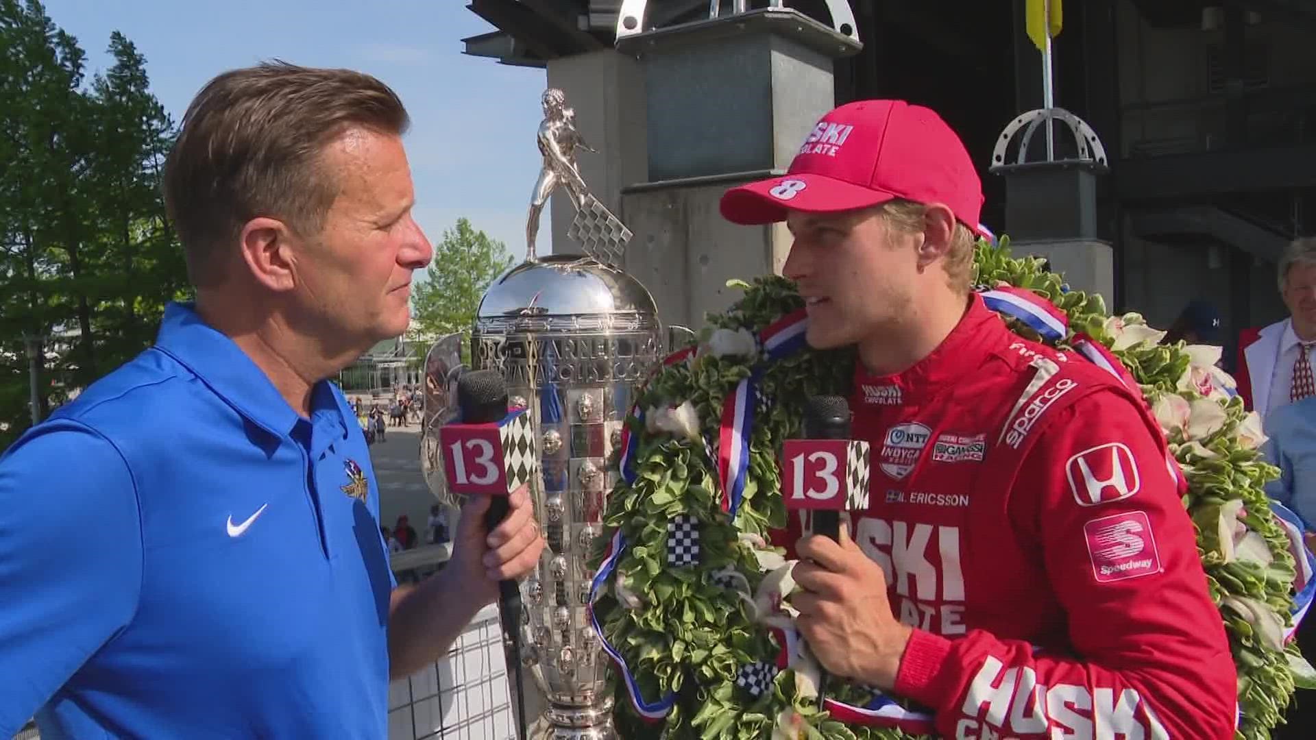It is the fifth Indy 500 victory for team owner Chip Ganassi.