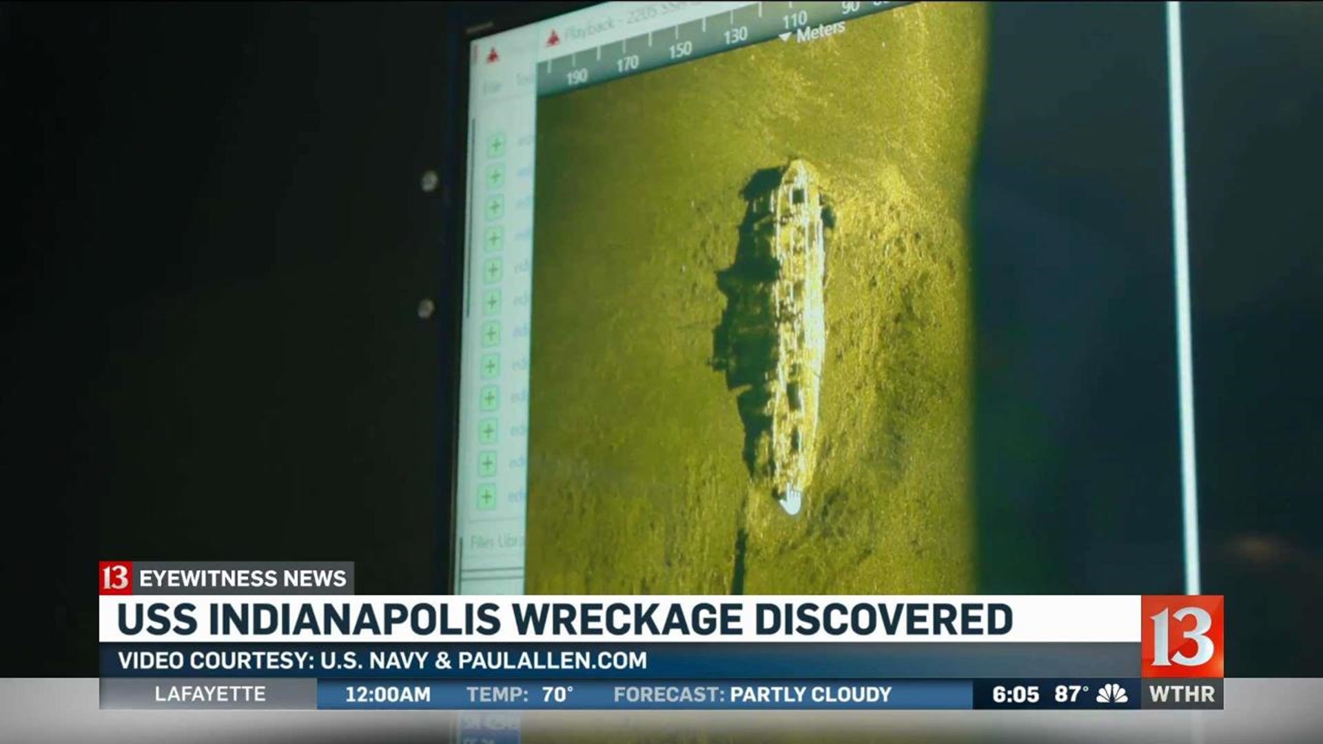 USS Indianapolis found