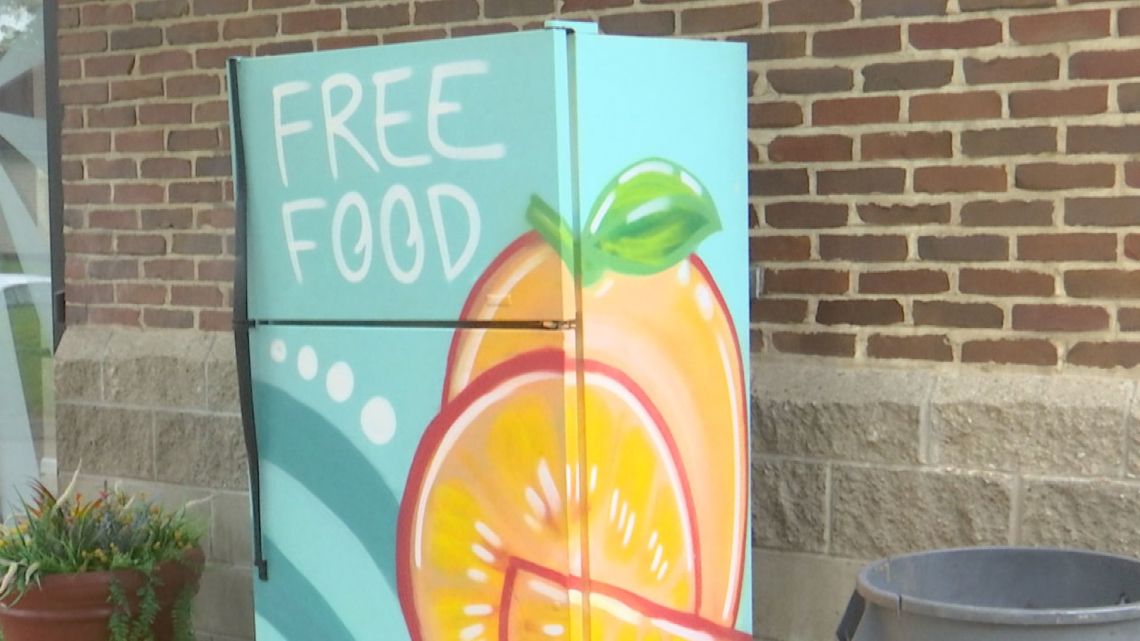Community food pantry refrigerator stolen from Indianapolis church, nonprofit says