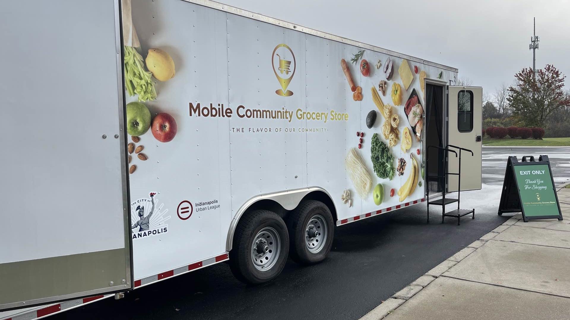 It's called the "Mobile Community Grocery Store," and it's a small store inside of a trailer that can be hauled anywhere it's needed.