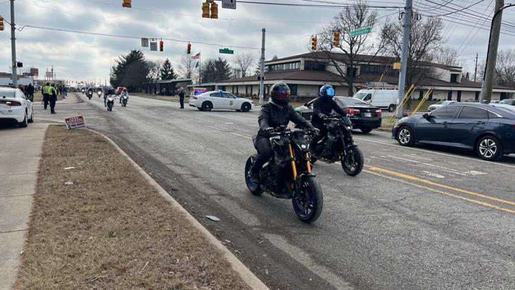 Around 500 bikers ride together for 14-year-old after alleged assault