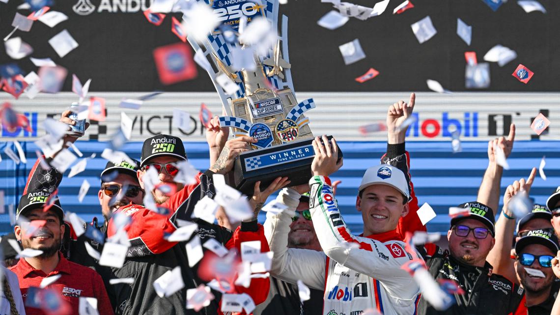 Corey Heim outduels Tyler Reddick for first NASCAR Cup win at