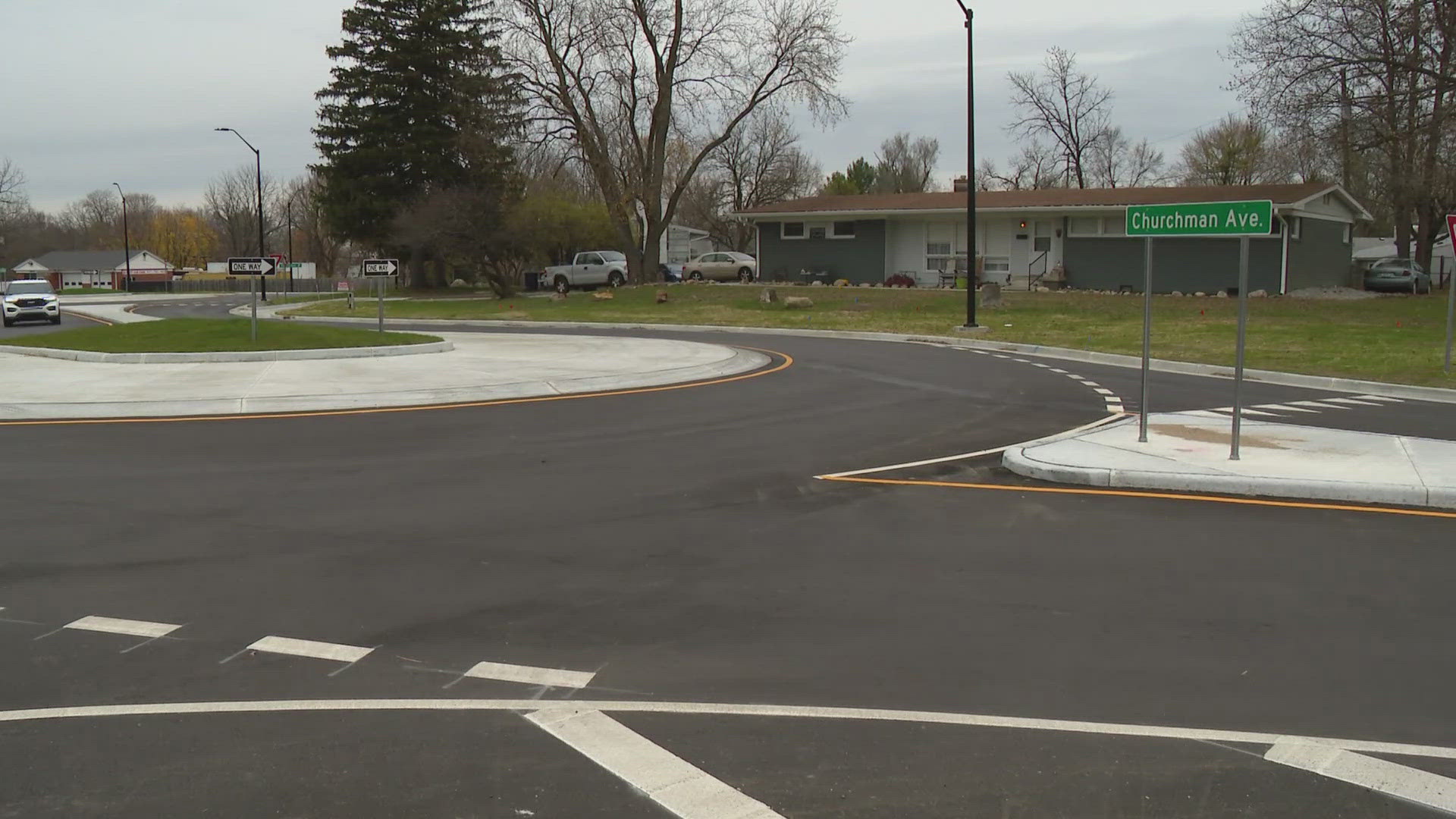 Before the construction, the intersection was the site of several crashes.