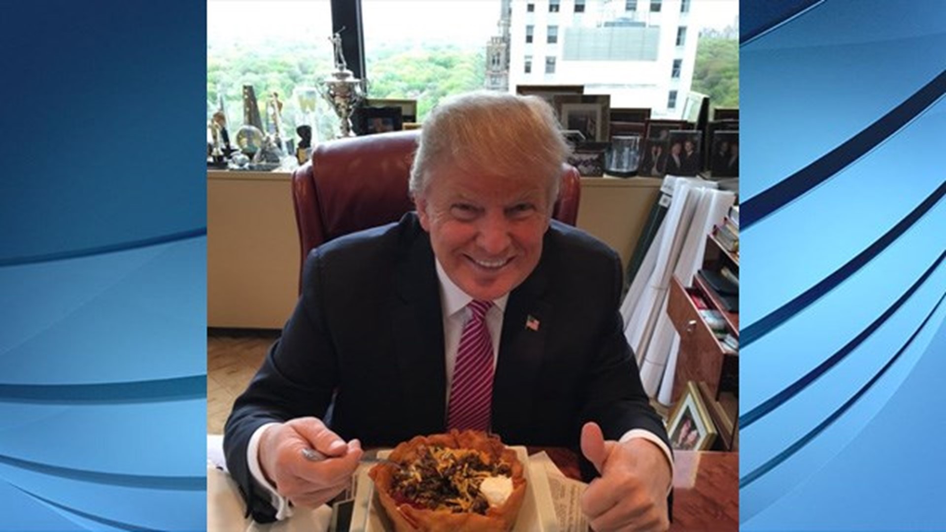 Donald Trump tweets photo of taco bowl for Cinco de Mayo, 