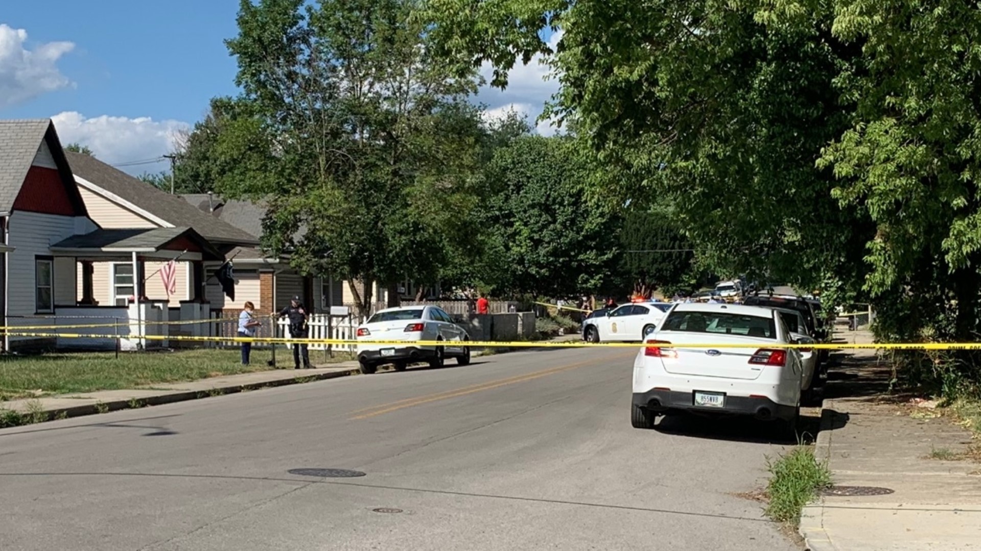 Police said the shooting happened around 5 p.m. in the 1800 block of Brookside Avenue.