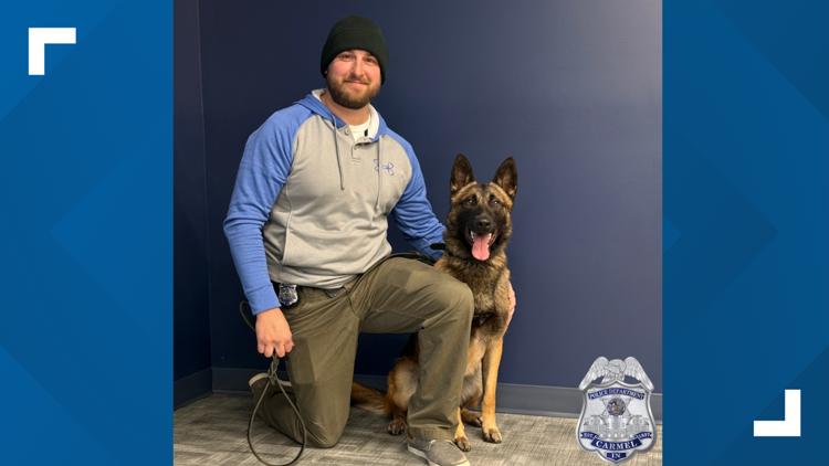 Carmel Police Department welcomes new K-9 Atlas
