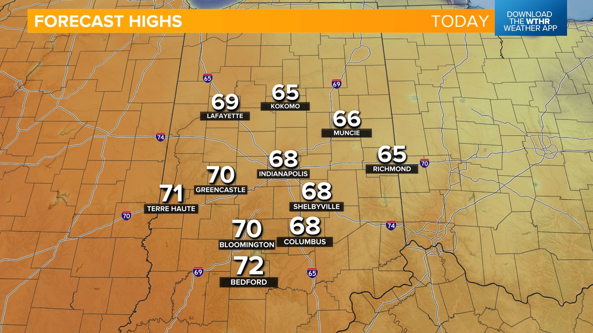 Near-record highs move in | Live Doppler 13 Weather Blog | wthr.com