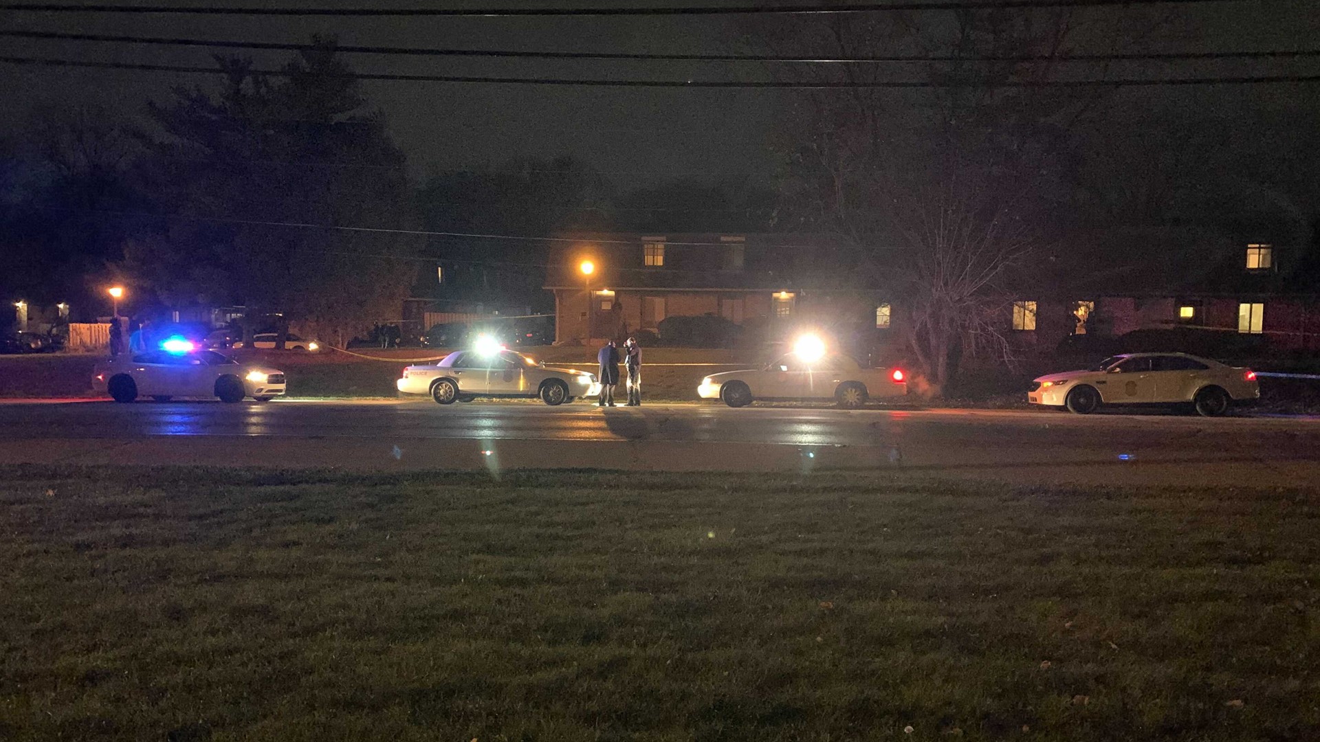 The shooting happened in the 8800 block of Westfield Boulevard just before 8:30 p.m. Sunday.