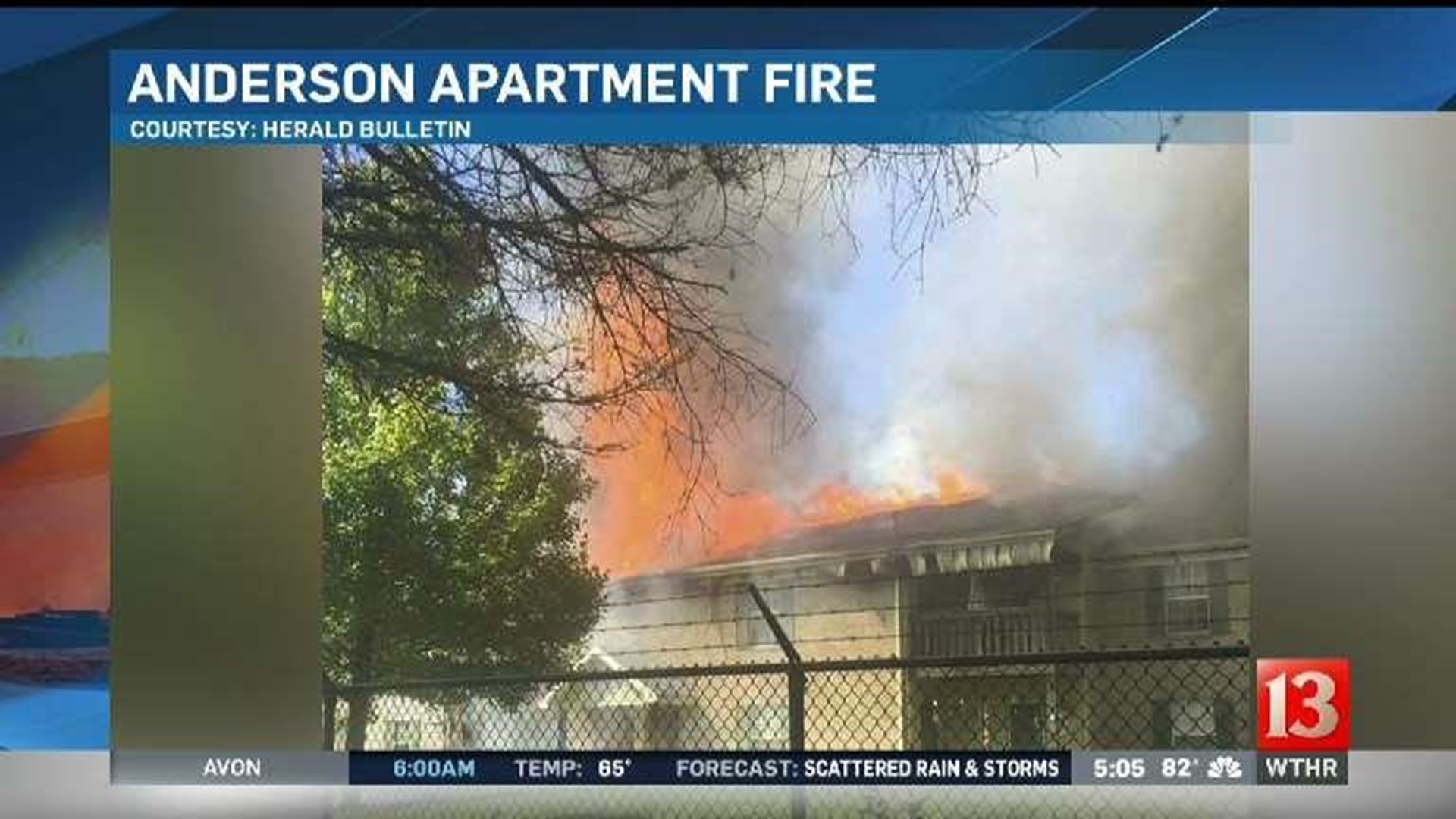 Anderson apartment fire