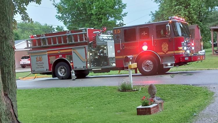 IFD firefighter shocked, seriously injured while working with downed power lines at Indianapolis home