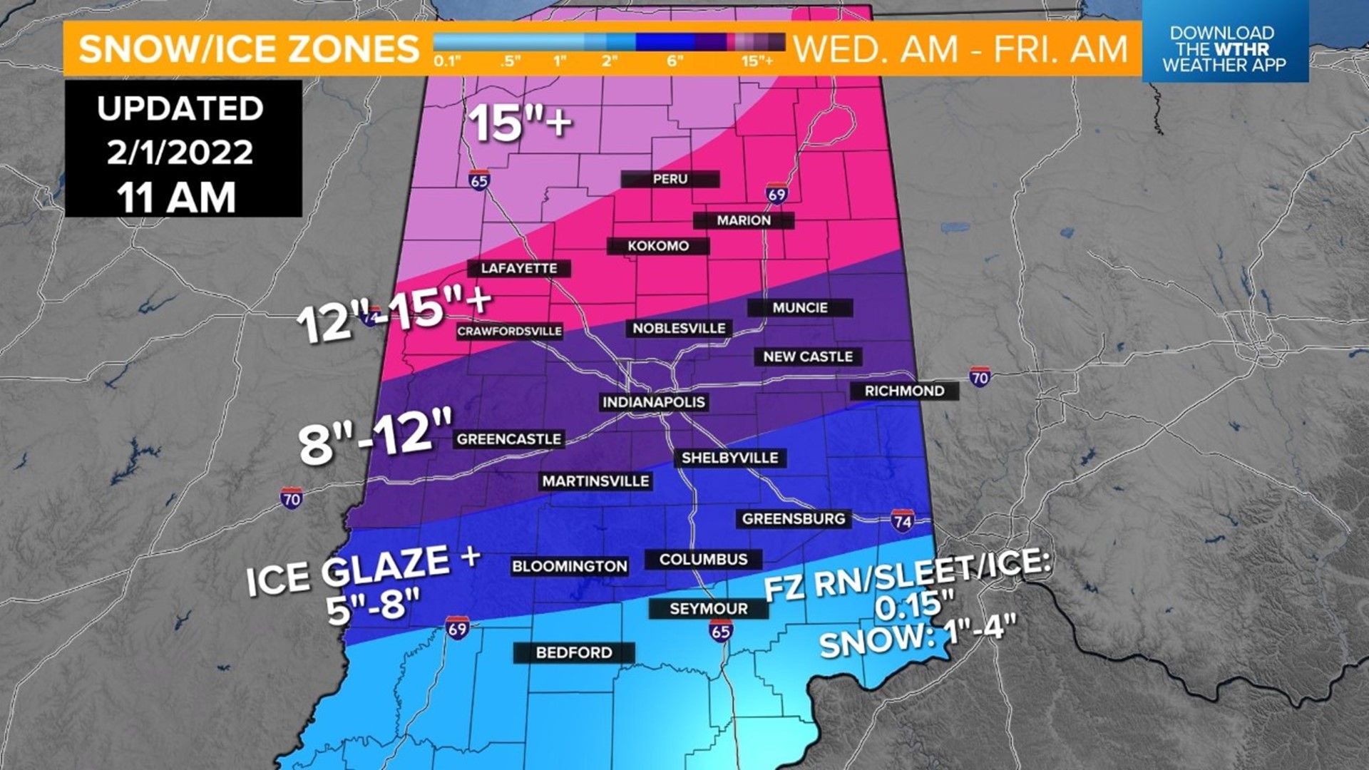 Snow emergency declared for city of Lafayette