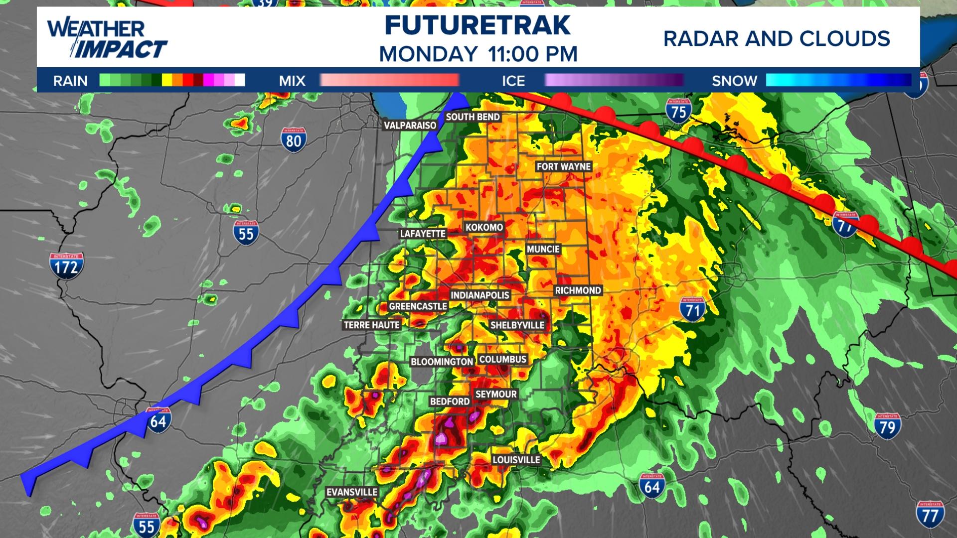 Severe storm risk Monday | 13Weather Blog | wthr.com