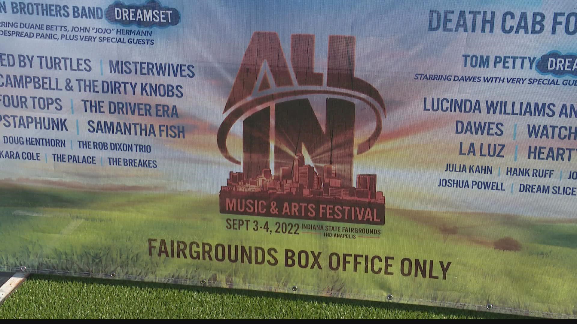 Performers at the inaugural Labor Day weekend festival include Daryl Hall & John Oates, Portugal. The Man, Cage The Elephant, John Fogerty and Death Cab For Cutie.