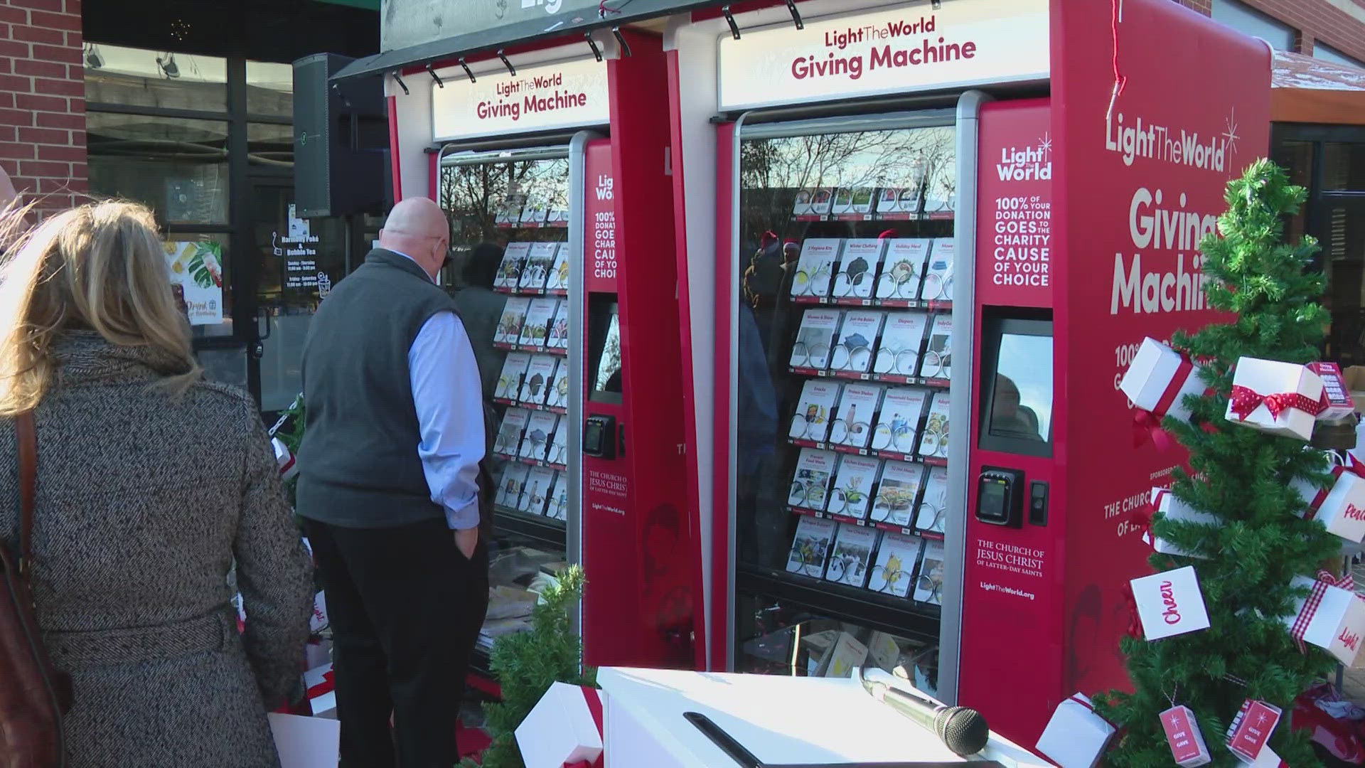 They're essentially vending machines that work in reverse.