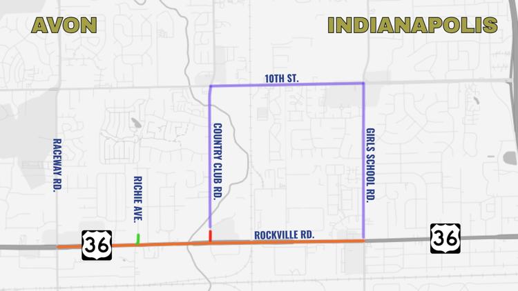 Country Club Road to close at Rockville Road on Indy’s west side for ...