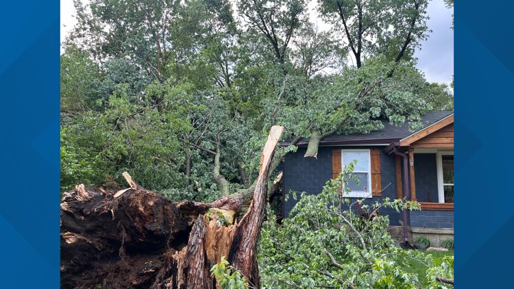 Storms leave reports of damage across central Indiana | Weather Impact ...