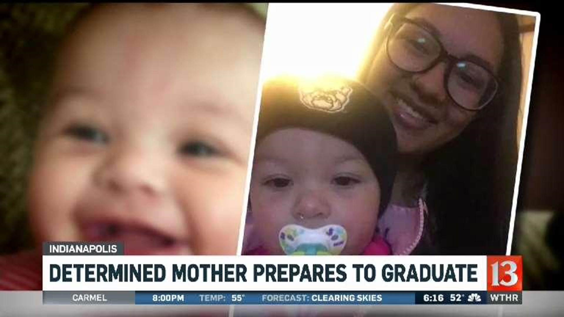Determined mother prepares to graduate