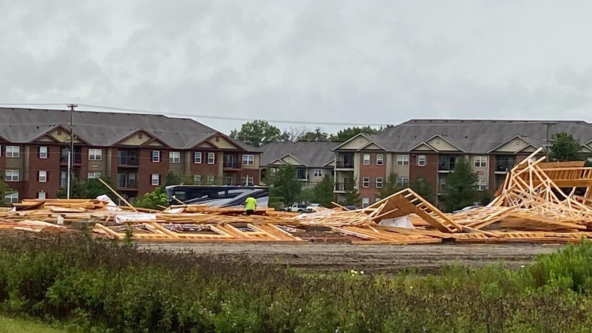 A 14-year-old has died after building collapsed at a construction site in Brownsburg.