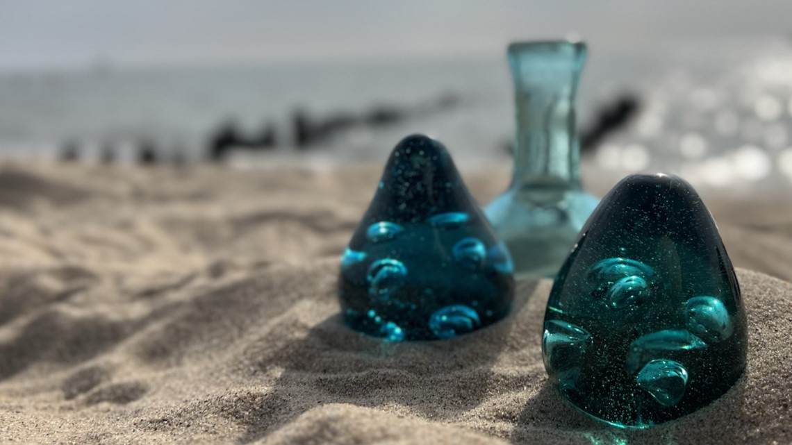 Collecting Beach Glass in Southwest Michigan