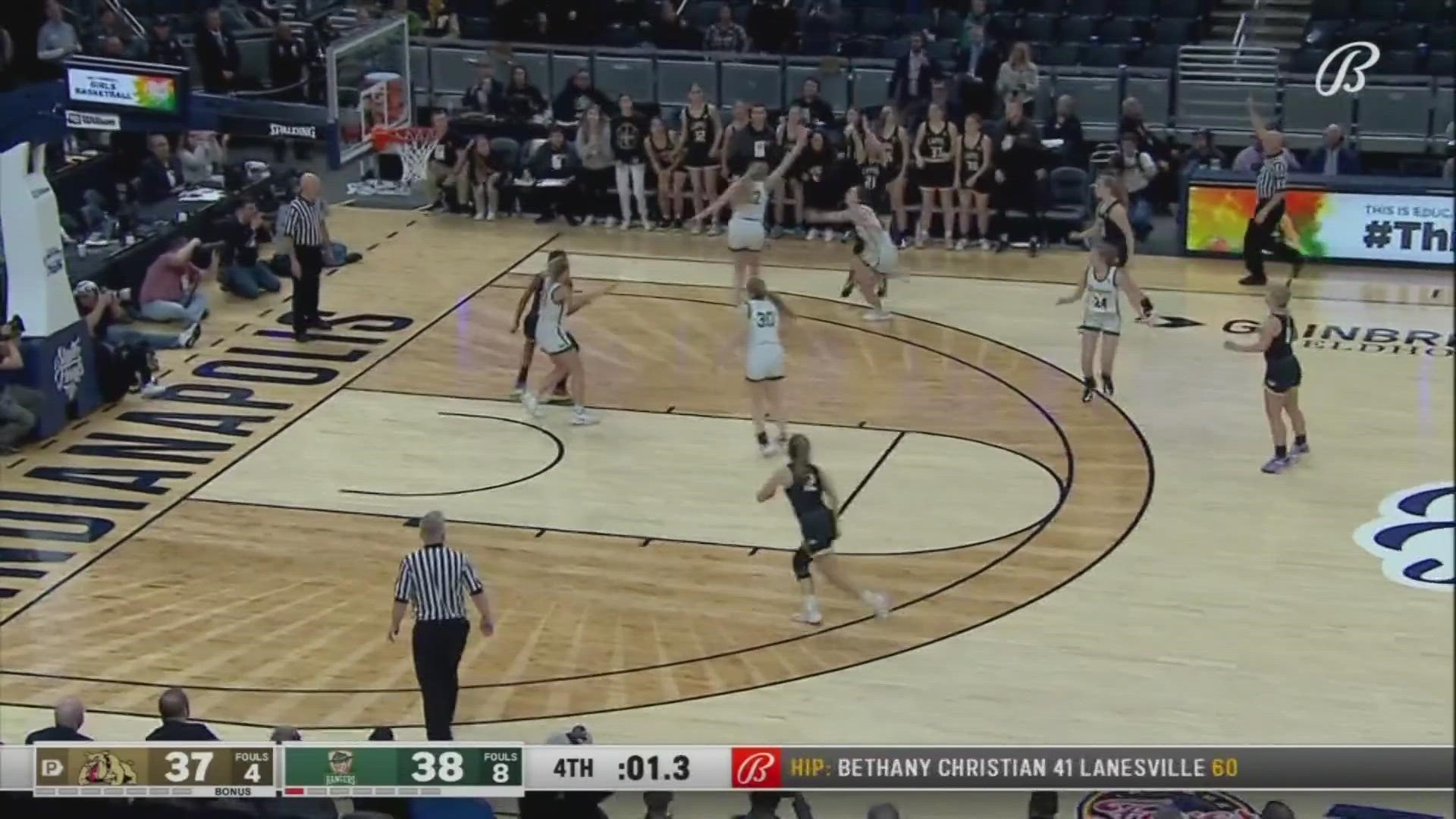 Lapel's quest for the school's first girls state basketball title fell just short Saturday.