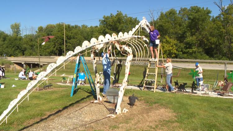 Community steps in when Boone County 'sculpture farm' needed sprucing up