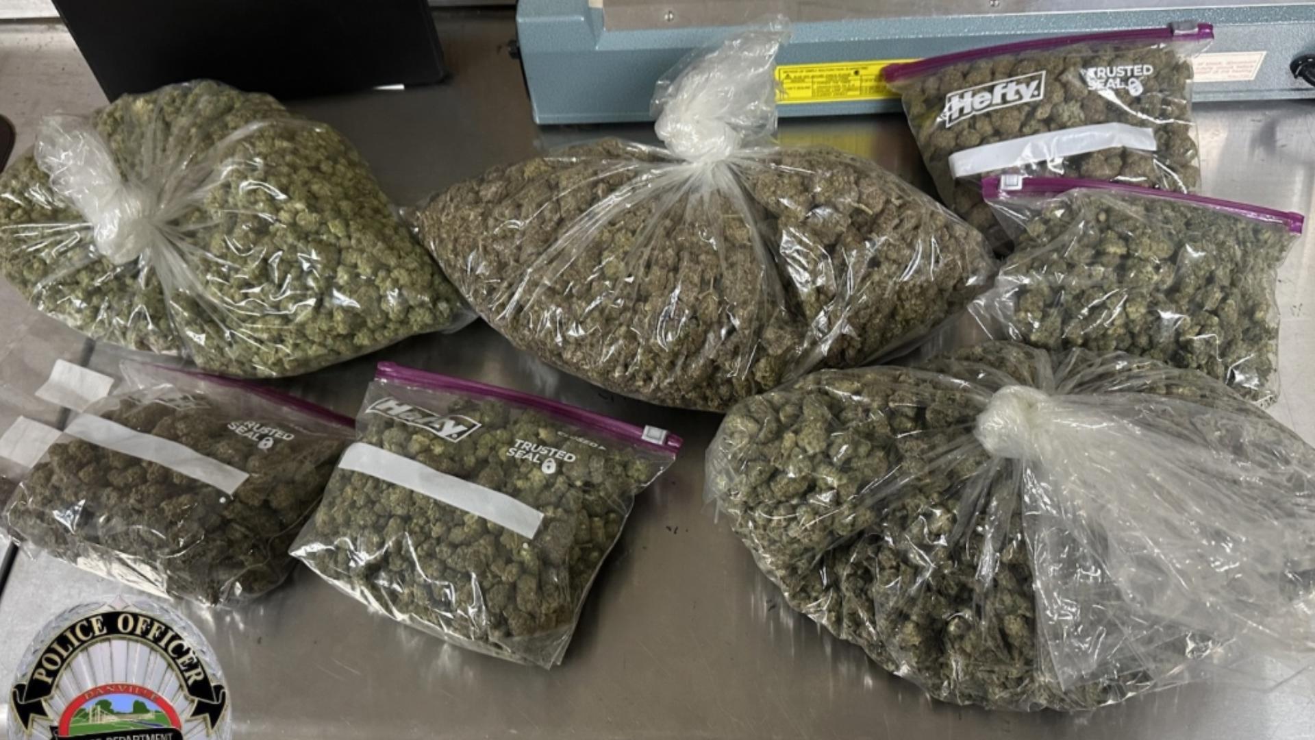 2 arrested after police find over 4 pounds of marijuana during Danville ...