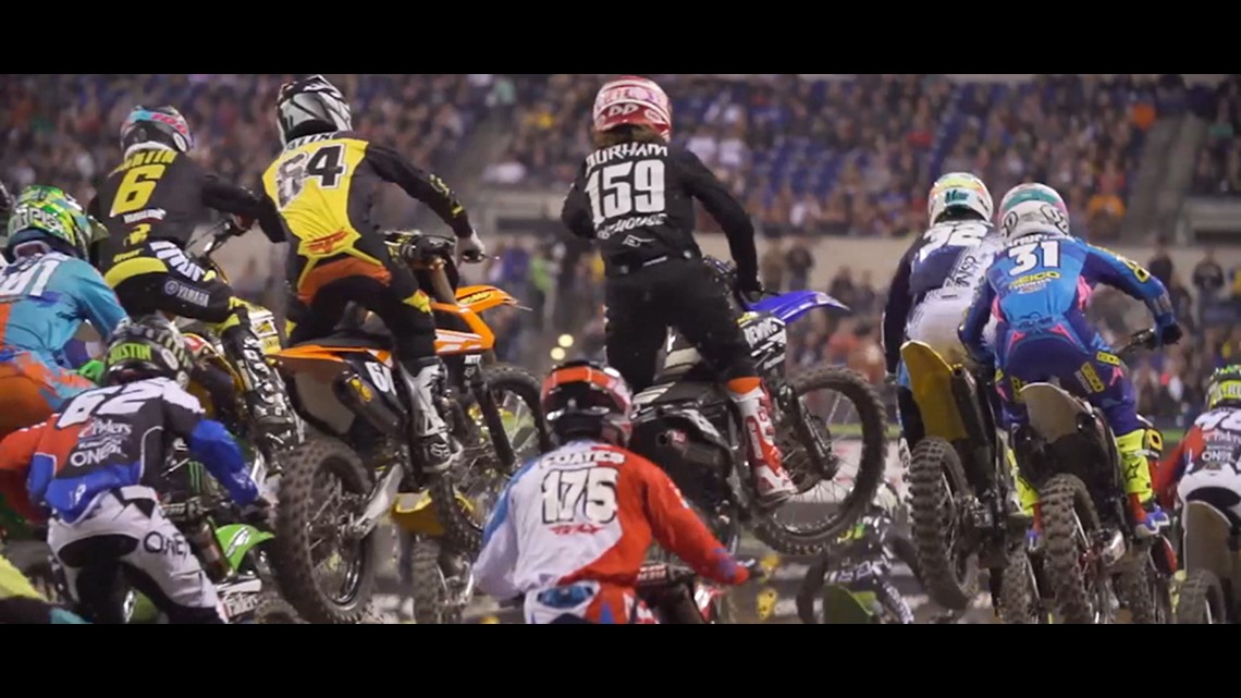 Supercross comes to Lucas Oil Stadum