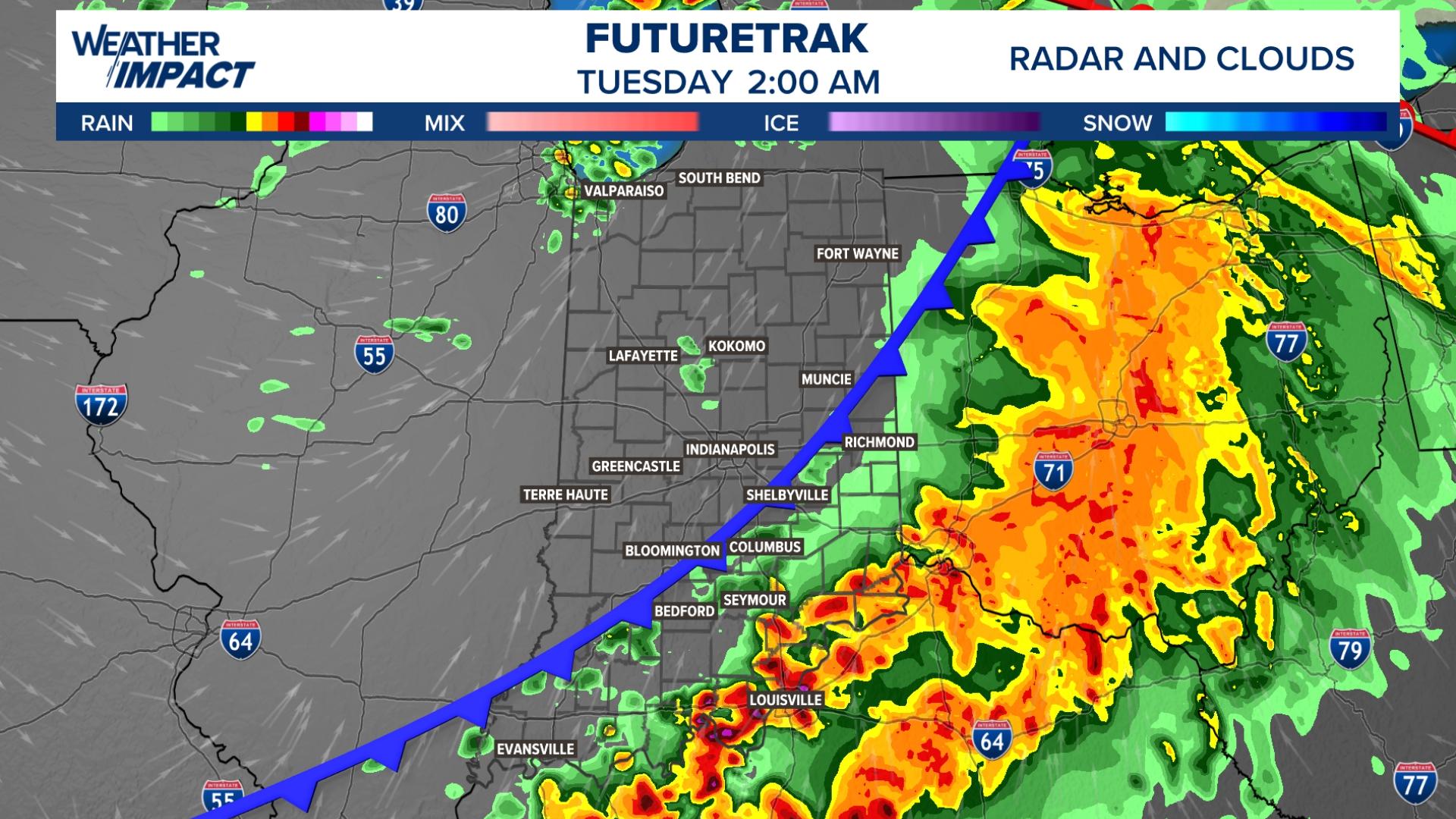 Severe storm risk Monday | 13Weather Blog | wthr.com