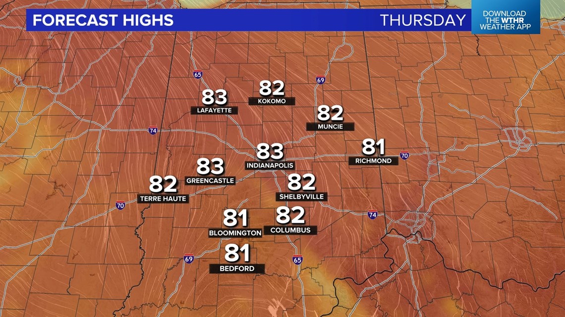Warm Thursday before showers and storms Friday - Vimarsana News