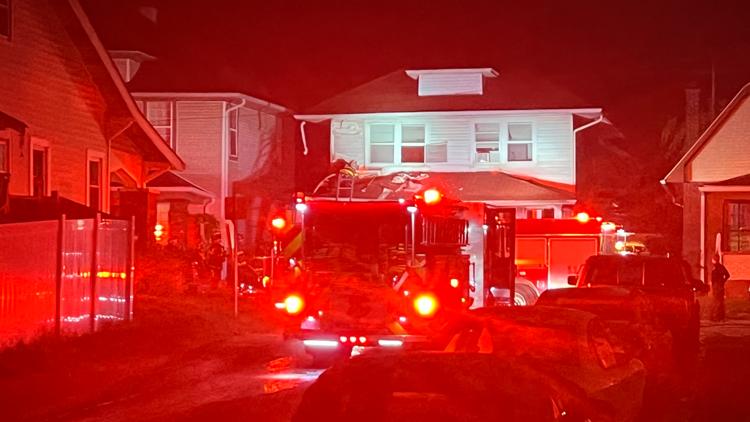 5 adults, 2 kids displaced from house fire in near east Indy | wthr.com