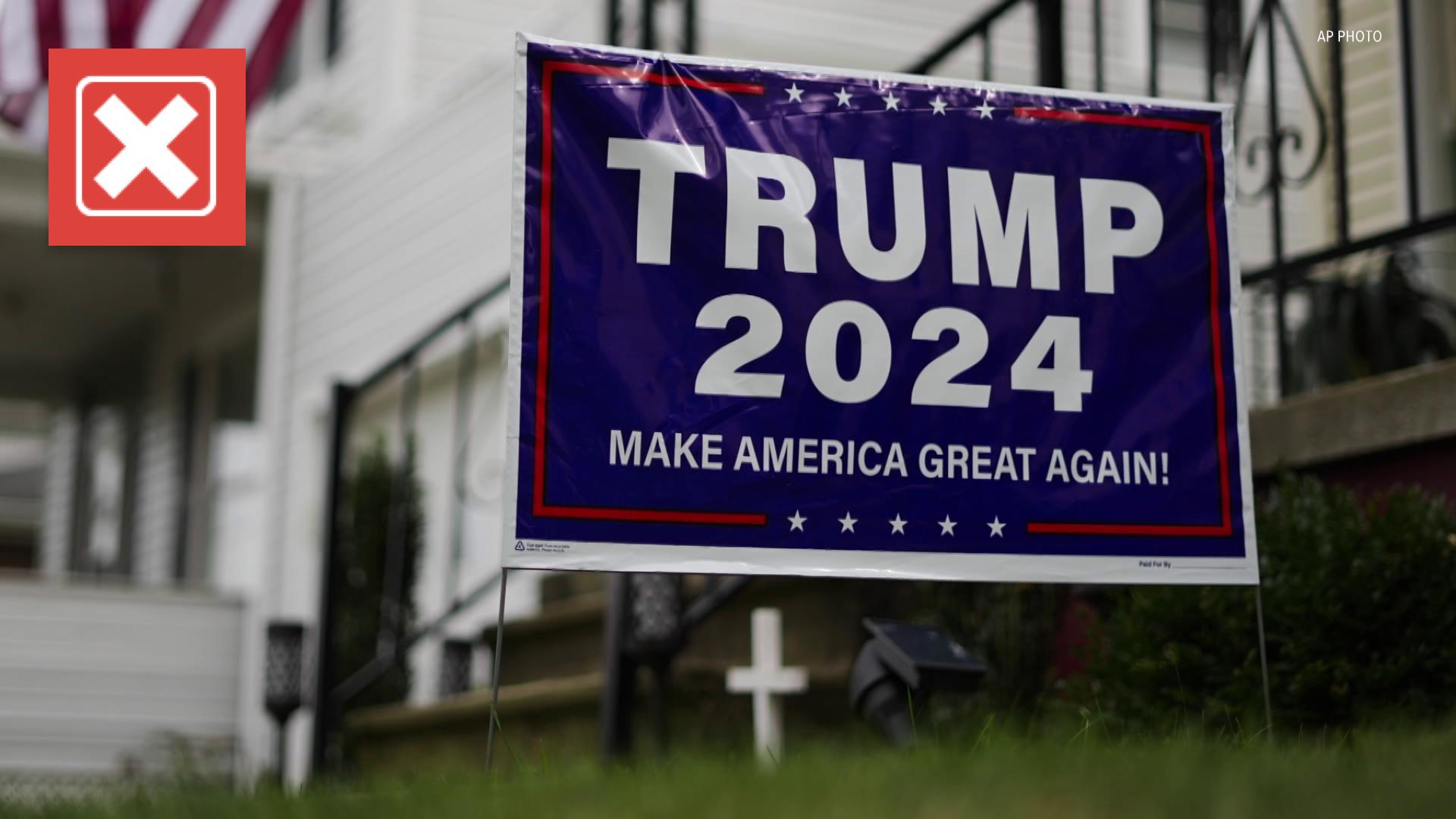 13News reporter Dustin Grove verifies whether or not HOAs can ban people from having political signs in their yards.