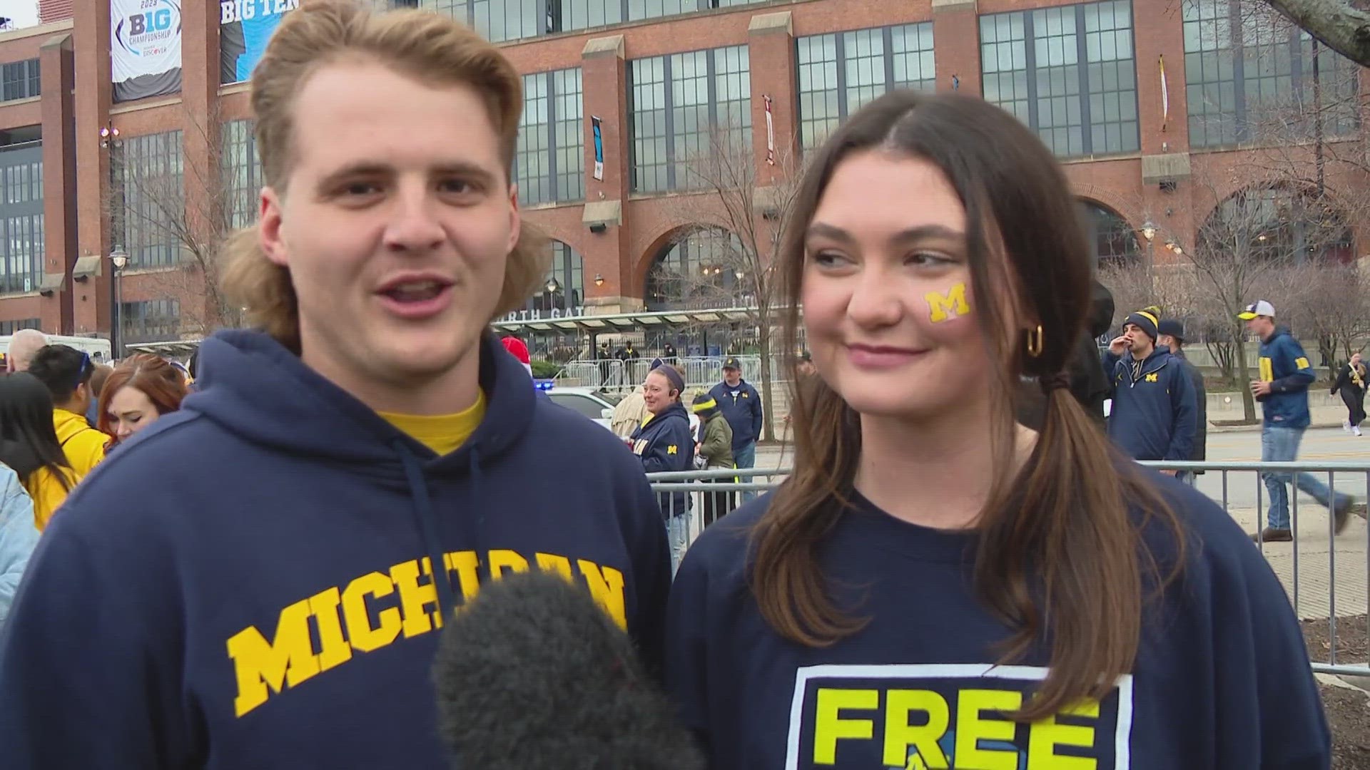 13News reporter Logan Gay chats with fans in town for the Big Ten Championship and why the game is huge for the city's economy.