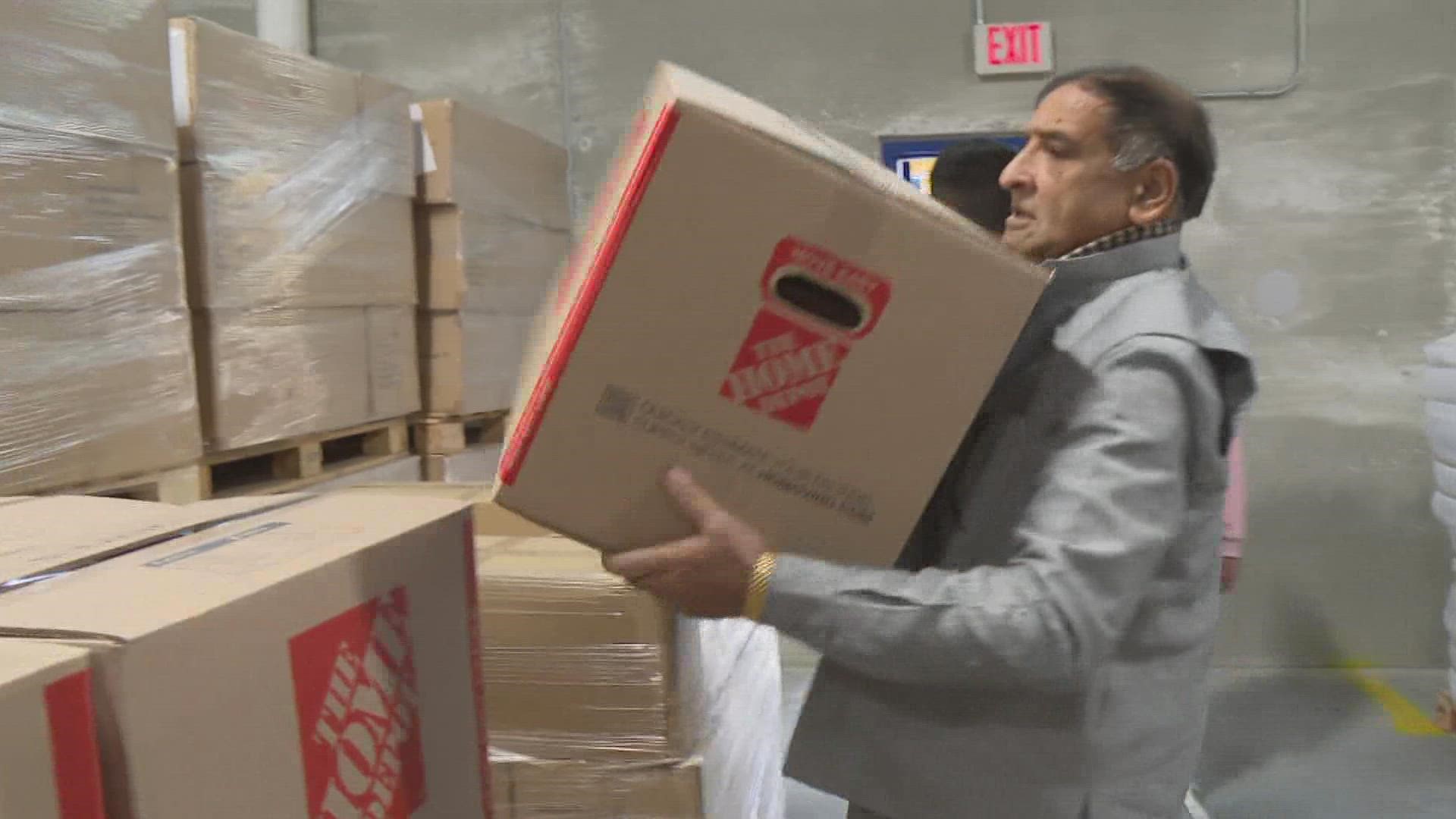 The hope is that what Hoosiers are sending in the boxes, can alleviate some of the pain Pakistanis are feeling in the wake of devastating flooding.
