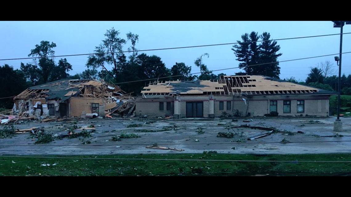 Tornado damages buildings, fells trees in northern Indiana | wthr.com