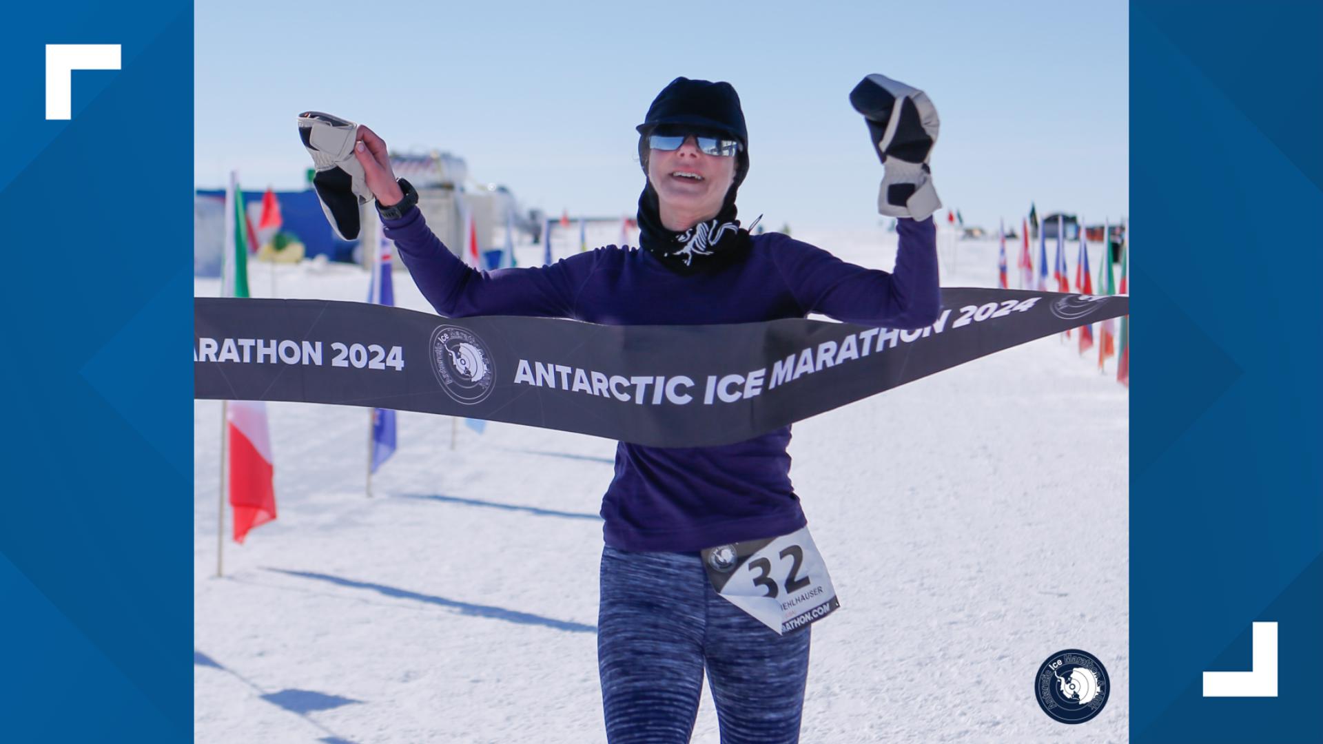 An Indianapolis woman is this year's winner of the southern-most marathon in the world! Liesl Muehlhauser won the Antarctic Ice Marathon.