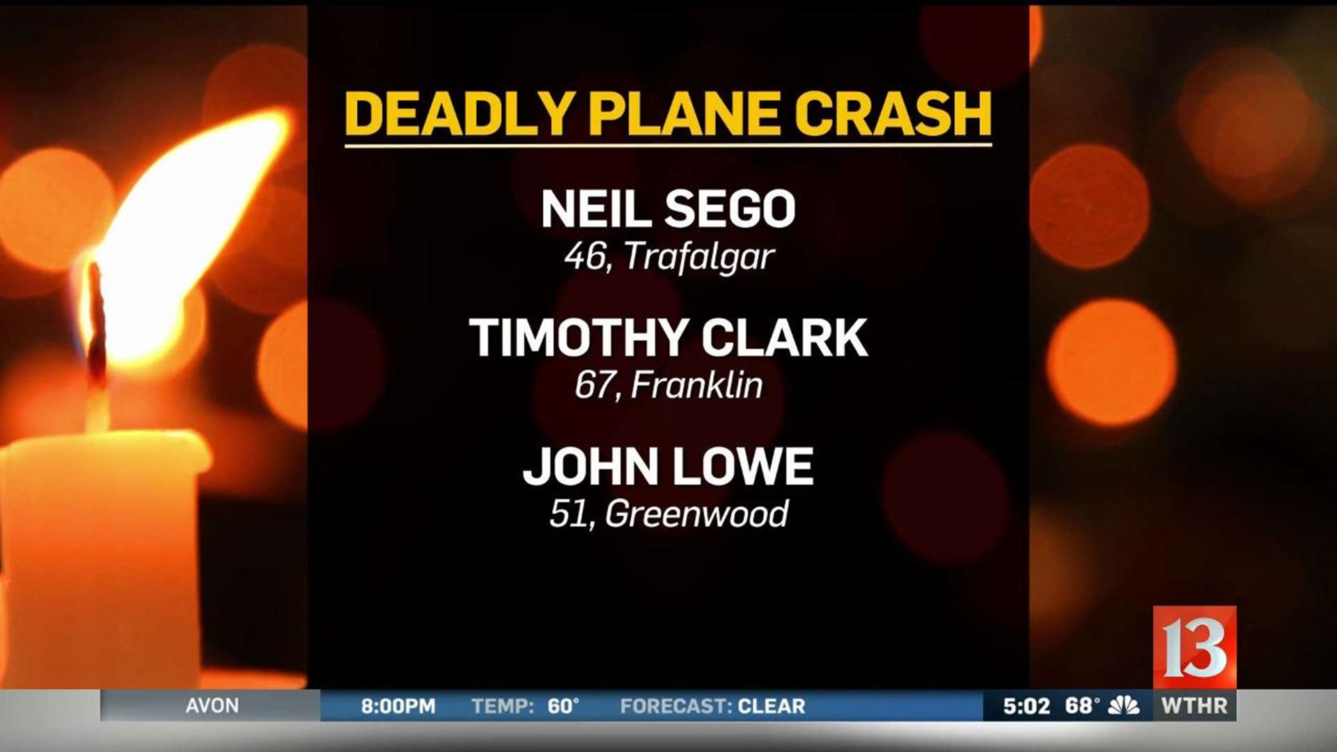 Victims identified in deadly plane crash