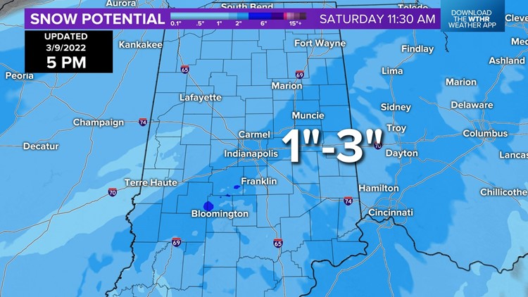 Snow likely Friday into Friday night in central Indiana | wthr.com