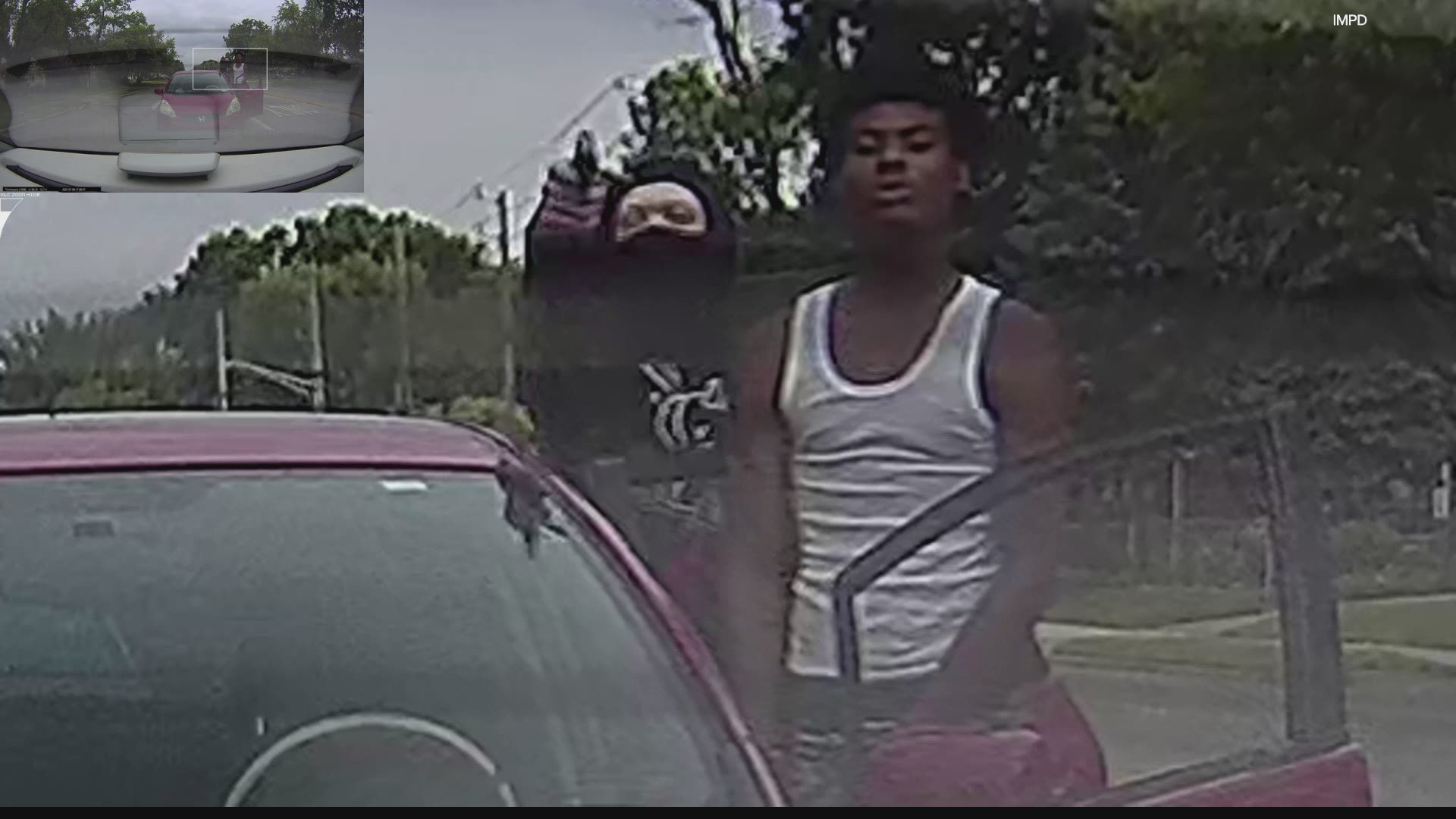 Indianapolis police are asking for help identifying two people they said were involved in a shooting Friday afternoon.