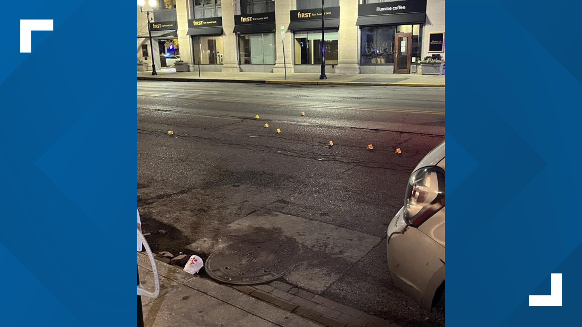 Police investigating after shooting in downtown Indianapolis damages ...