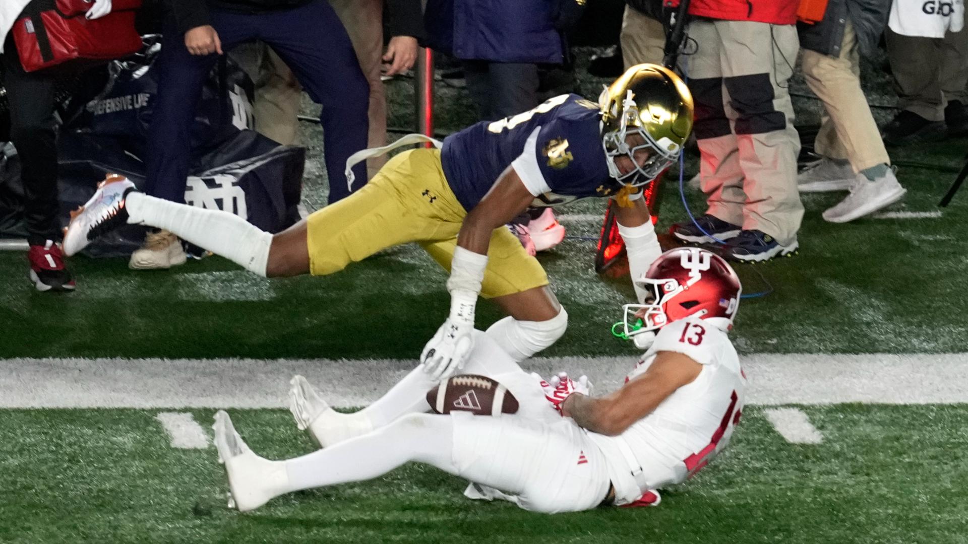 Notre Dame advances to Sugar Bowl with 27-17 win over Indiana | wthr.com