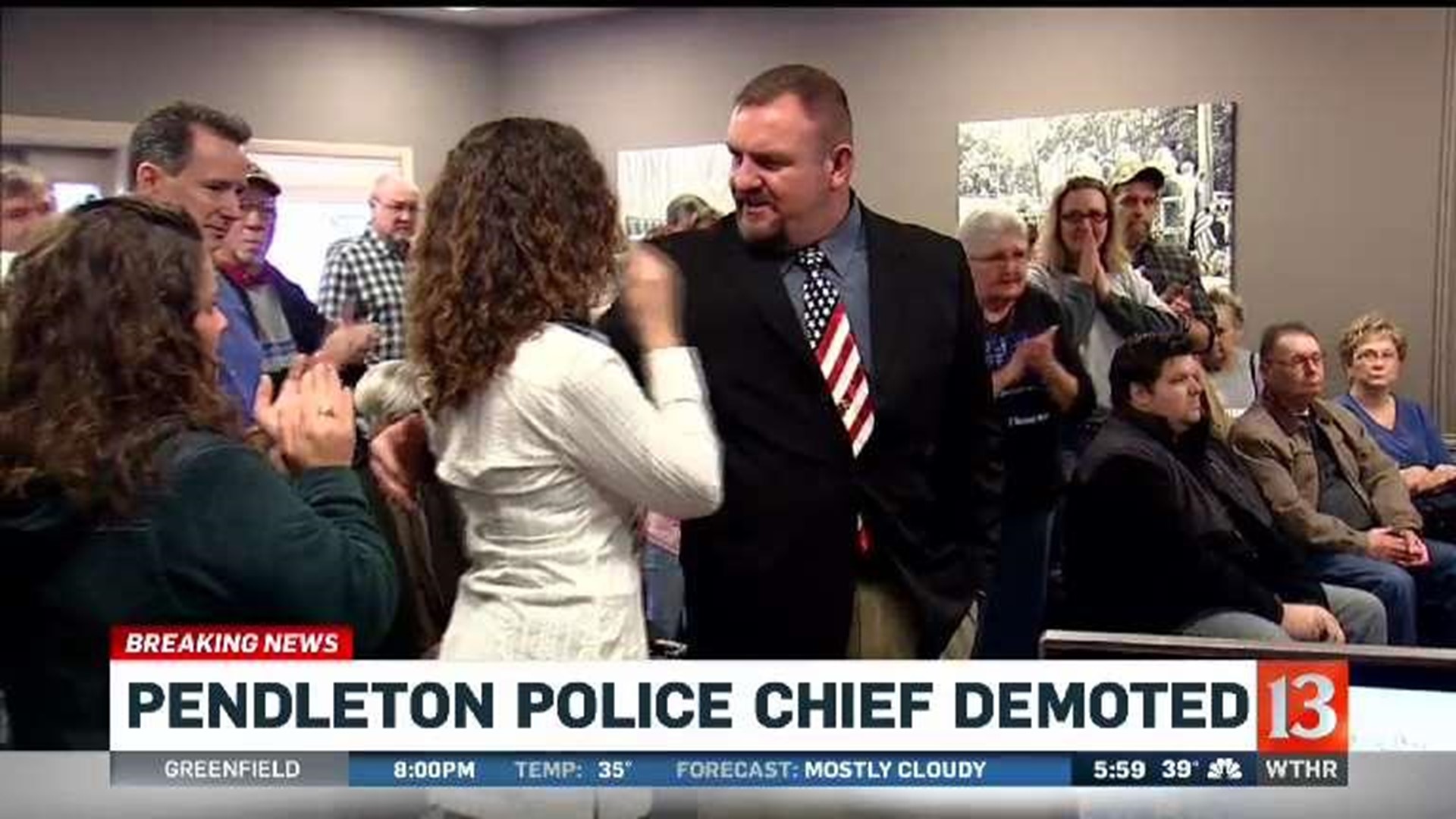 Suspended Pendleton police chief demoted but keeps job as patrolman