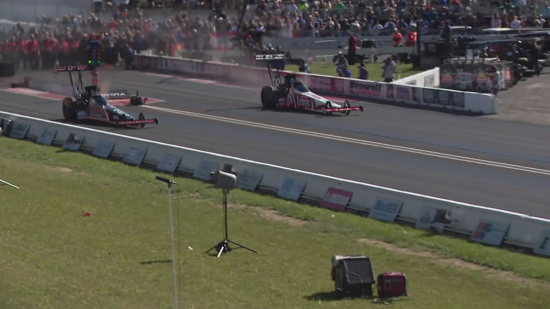 The biggest drag race of the year, the U.S. Nationals, wrapped up Monday at Lucas Oil Indianapolis Raceway Park.